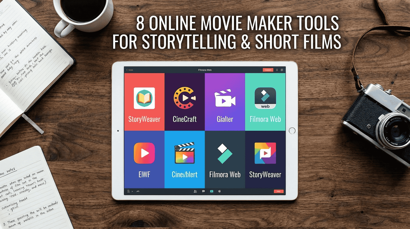 8 Online Movie Maker Tools for Storytelling & Short Films