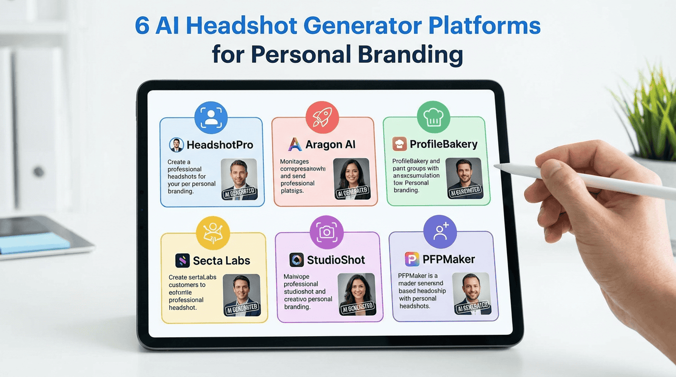 6 AI Headshot Generator Platforms for Personal Branding